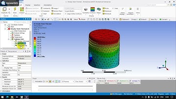 Simple Thermal analysis on piston