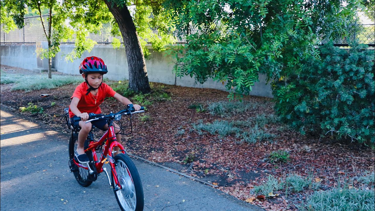 DIY Electric Bike (Ebike) with 20” Wheel Conversion Kit at age 8 YouTube