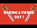 Day 2 of making a sword for our roblox game (SFO)