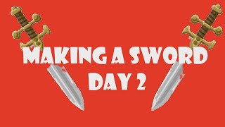 Day 2 of making a sword for our roblox game (SFO)