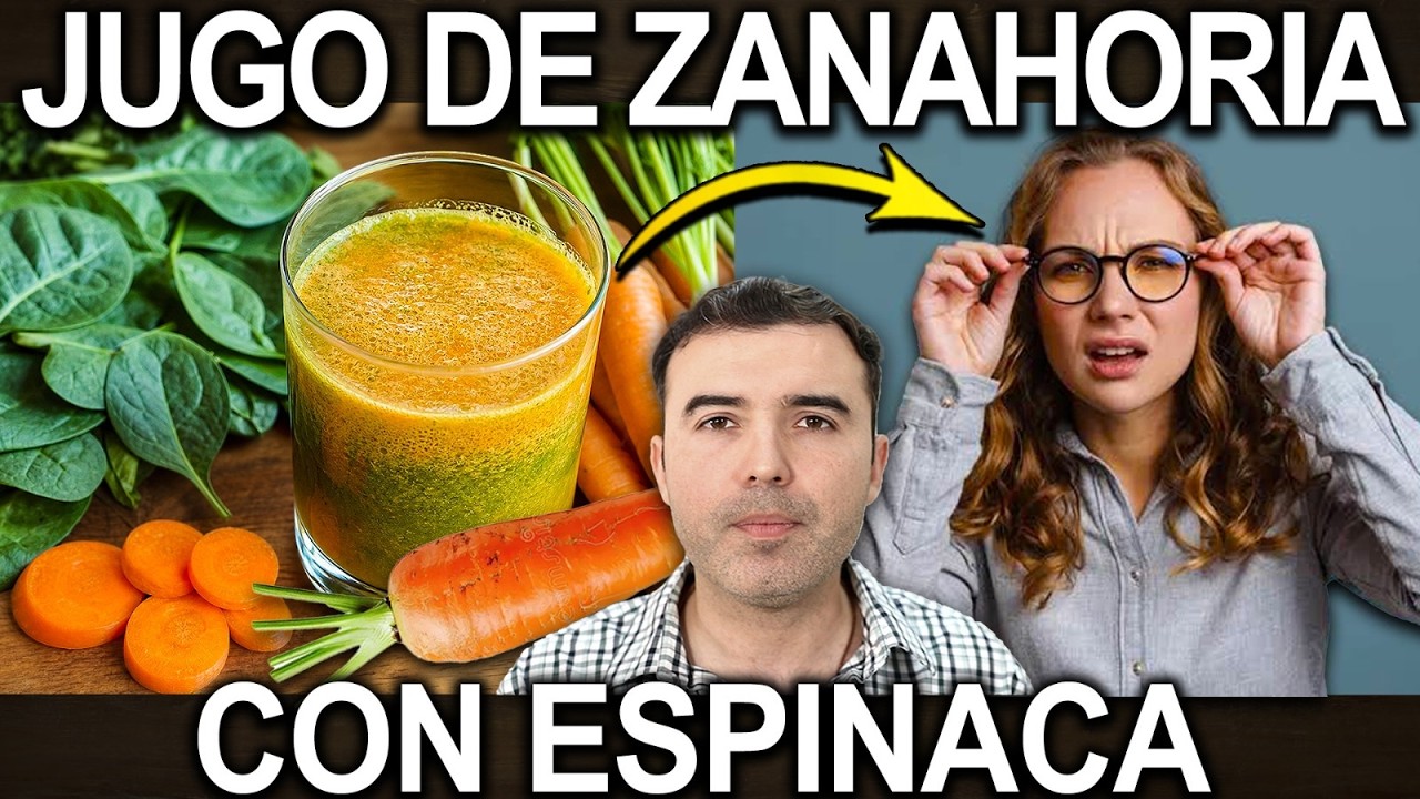 JUGO DE ZANAHORIA CON ESPINACA EN AYUNAS - Para Que Sirve, Beneficios Y Contraindicaciones