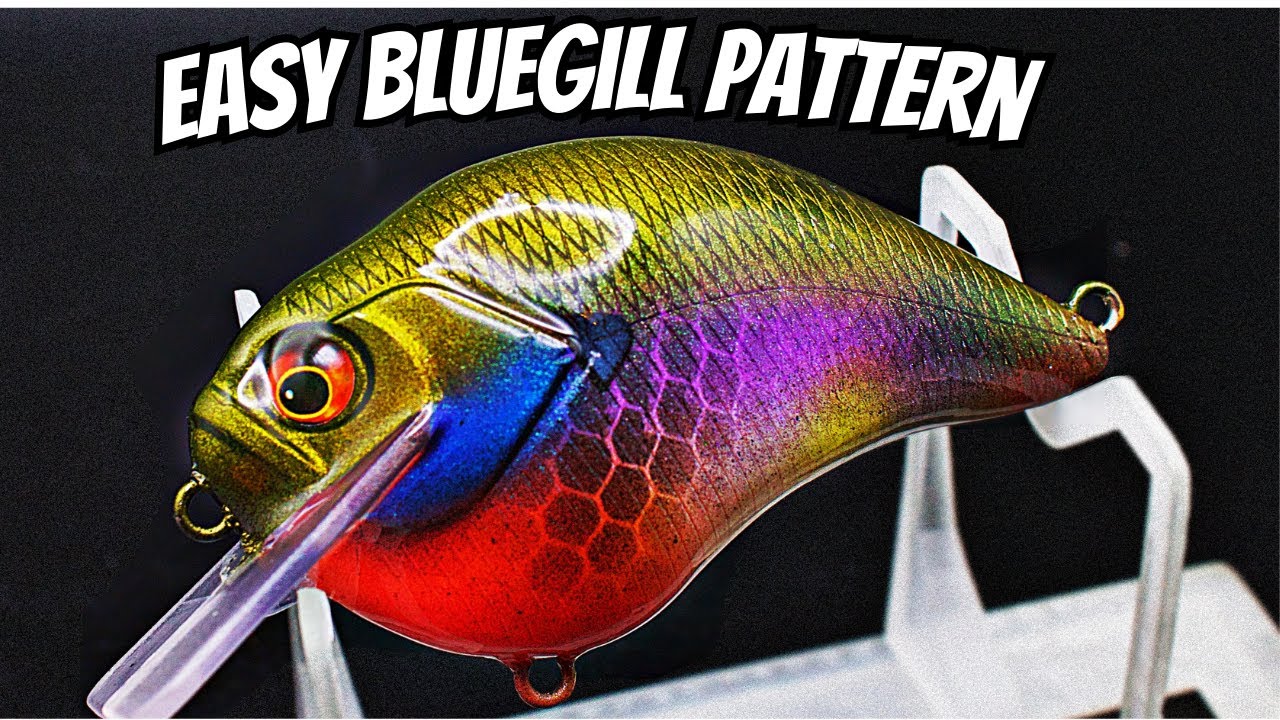 Beginner Crankbait Painting Bluegill Pattern 