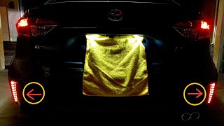 2020+ Corolla rear bumper LED reflector light installation guide