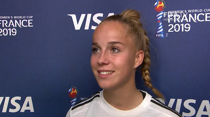 Giulia Gwinn - Player of the Match - Germany v Chi...