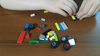 Тюнингованный пикап джип из  Lego аналог
