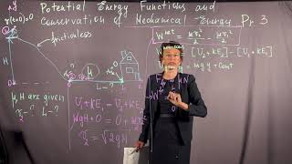 Potential Energy Functions and Conservation of Mechanical Energy. Problem 3