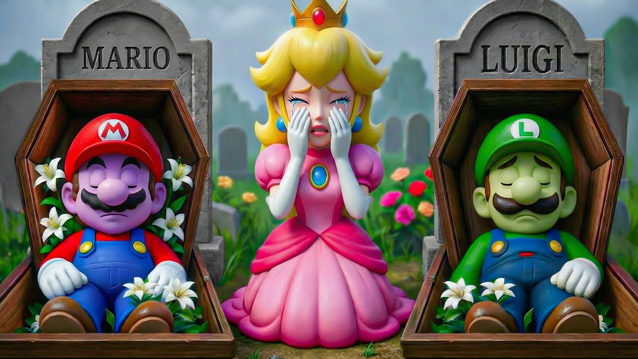 Compilation of the Sudden Deaths of Luigi & Mario — Tragedy Engulfs the Mushroom Kingdom 😨🍄