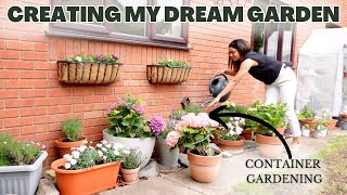 Creating my dream garden & container gardening | Pinterest inspired