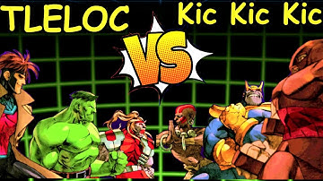 MvC2 Mvci Umvc3 Tleloc vs Kic Kic Kic ( Low Tiers ) part 1