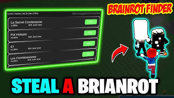 [BRAINROT FINDER🔥] LUMIN TRACKER ☄️ STEAL A BRAINROT FINDER SCRIPT ROBLOX 100M/s+ PET FINDER