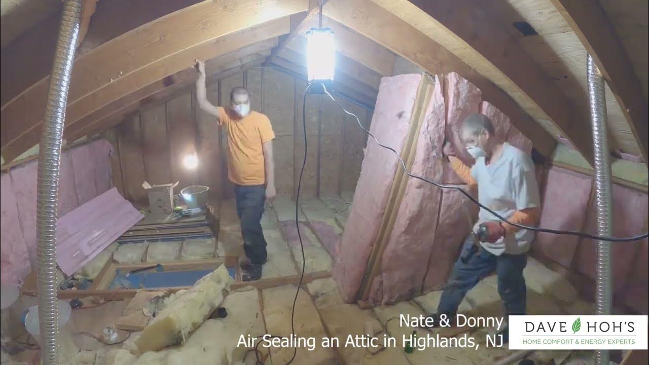 Air Sealing Attic YouTube
