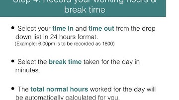 SG Excel Timesheet Guide