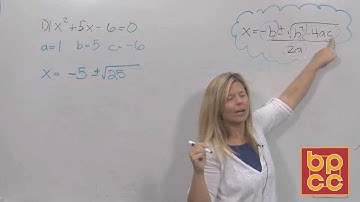 Math 102 Module 4.4 - Solving Quadratic Equations