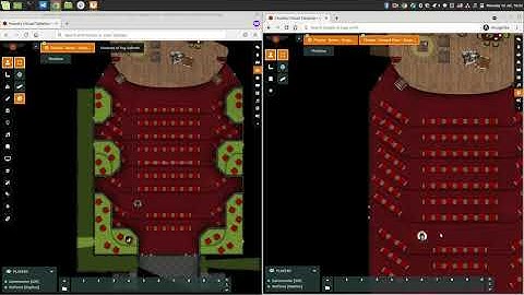 FoundryVTT Multilevel Token Demo - Theater Map