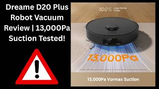 Dreame D20 Plus Robot Vacuum Review | 13,000Pa Suction Tested!
