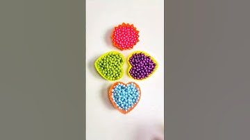 💙💜💚🩷Satisfying Colorful Beads Sorting ASMR Video #bonekaambalabu #reversebeads #asmr #satisfying