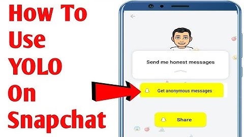 How To Use Yolo On Snapchat In Hindi - Get Anonymous Secret Messages