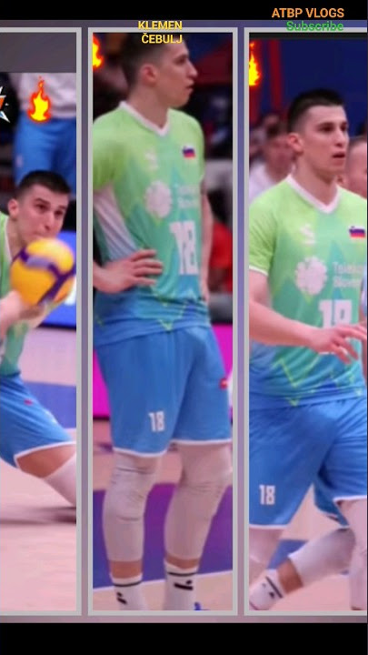 KLEMEN ฤEBULJ, ๐ธ๐ฎ Super Hot Volleybal Player #volleyball #slovenia #vnl2023 #shorts