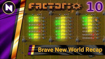 Factorio 0.18 Brave New World Recap #10 DASHBOARD AND MEGABALANCERS | Lets Play