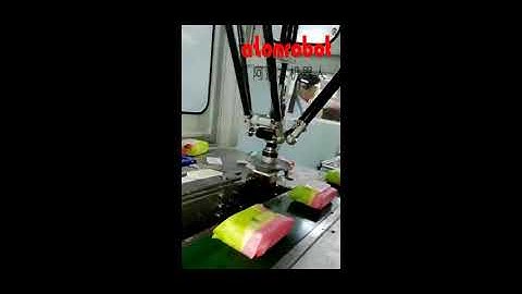 high speed wipes lid applicator with delta robot