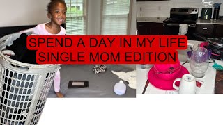 A DAY IN MY LIFE AS A SINGLE MOM #singlemomlife #toddlermom