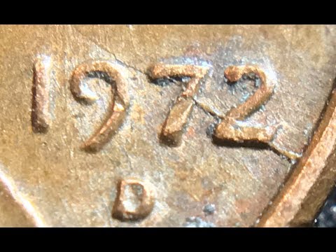 The Speared Lincoln Cent Error! 1972 Die Crack! &amp; 1917 D Penny Found In A Box!