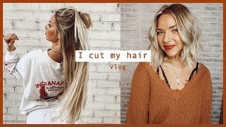 I FINALLY DID IT... // HAIR CHOP