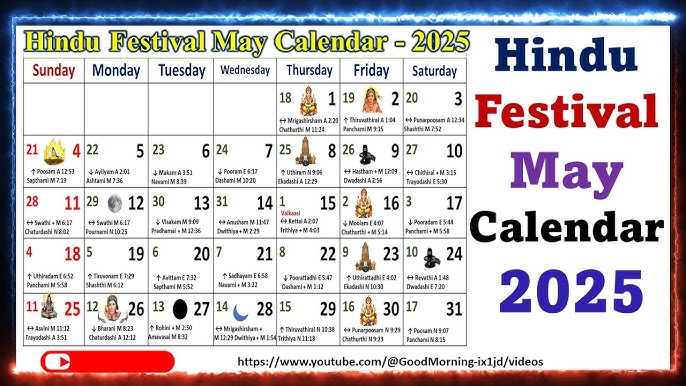 Calendar 2025 Festivals May - Alida Barbara