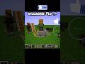 How To Flying VILLAGERS 🪰 in minecraft | #shorts #ytshorts #minecraftbuilds
