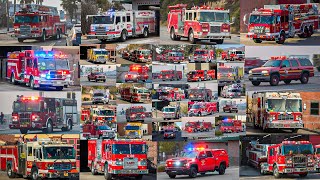 BEST OF || January - March 2025 || Firetrucks & EMS Responding Compilation Part #4