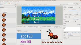 [v2-2018 ] Scene editor: add and change Bitmap Text objects