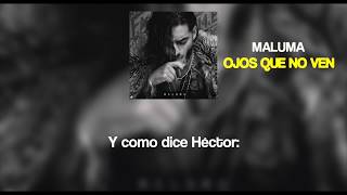 Maluma - Ojos que no ven (LETRA)