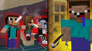 PILLE A MIS HIJOS NOOB FUMANDO EN EL BAÑO - MINECRAFT TROLL