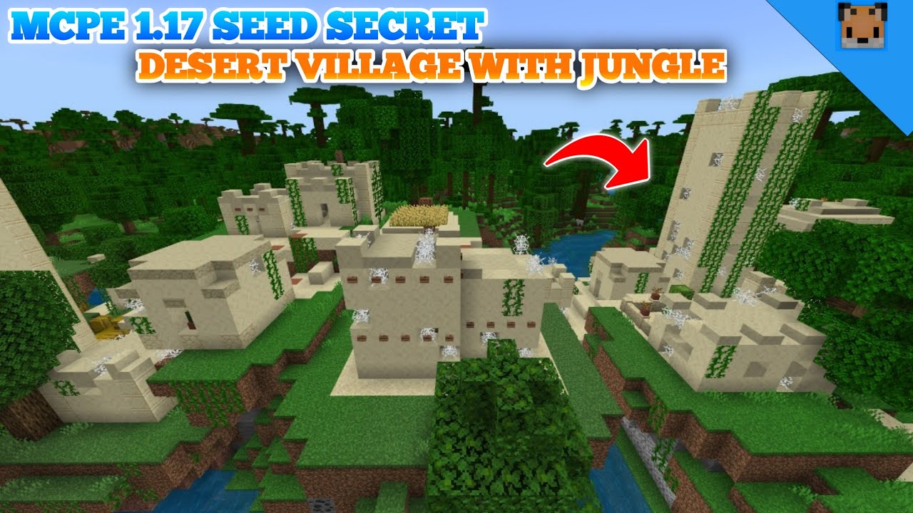 Minecraft pe 1.17 seed secret - seed desert village with jungle ...