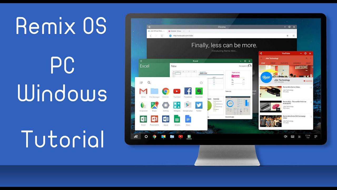 How To Run Official Remix OS 2.0 On Any PC / Laptop - Rooted - YouTube