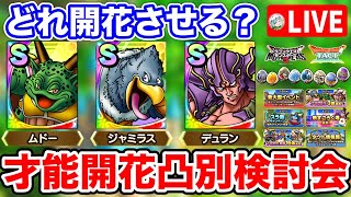 【ドラクエタクト】才能開花３体追加！ムドー、ジャミラス、デュラン開花検討会☆土曜日定期生放送枠