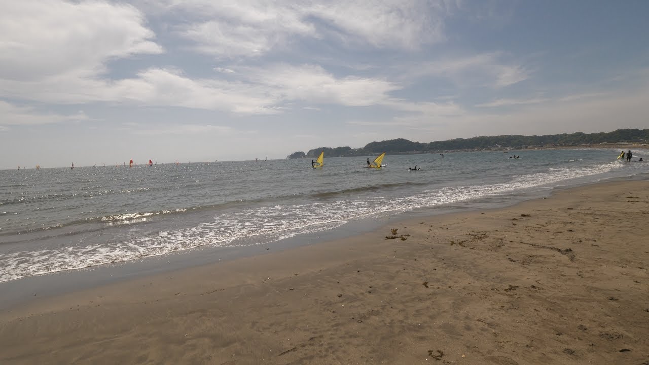4k Walking At Kamakura Beach Youtube