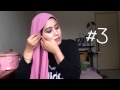 5 styles shawl tutorial by Intan Syahdina #2