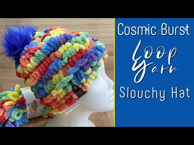 Loop Yarn Slouchy Hat| Hat in Less than 1 Hr| How to Use Loop Yarn