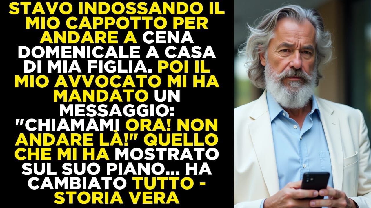 Il mio avvocato mi ha scritto “Chiama SUBITO!”… mia figlia aveva un piano segreto contro di me