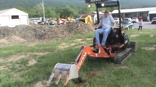 2006 Ditch Witch XT850 Rubber Track Skid Steer Loader Backhoe Mini Excavator For Sale