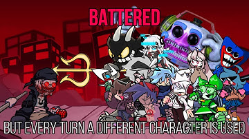 FNF Battered but everyone sings it! | FNF Battered BETADCIU