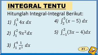 Kumpulan Soal Integral Tentu dan Pembahasan