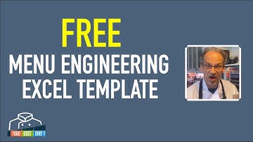"Free Menu Engineering Excel Template: Maximize Your Restaurant