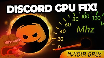 How to EASIER Fix Discord causing Lower Stock Memory Clock on NVIDIA GPUs