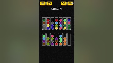 Ball Sort Puzzle level 371 solution