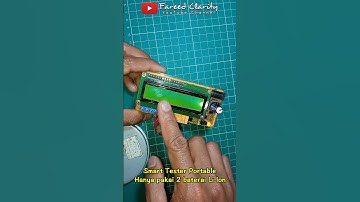 Bisakah Transistor Tester hanya memakai 2 baterai Li-Ion x2? #Shorts