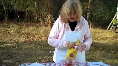 pig's lips and chips
