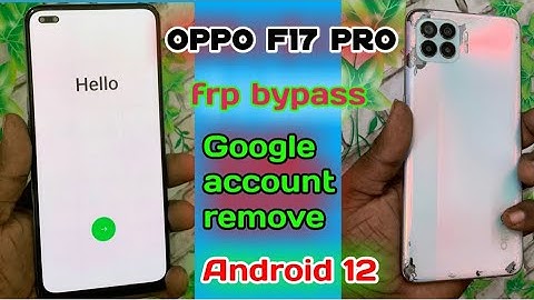 Oppo f17pro frp bypass | google account remove| android 11,12,13 new update