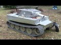 Armortek Late Tiger I Project video #6 (motors, electronics, and test drive)